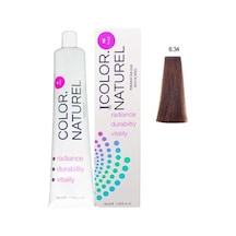 Color Naturel Kalıcı Saç Boyası 100 Ml 6.34 Orta Altın Bakır