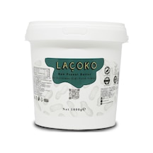 Laçoko Kova Şekersiz Katkısız Glutensiz Vegan Doğal Az Kavrulmuş (Çiğ) Yer Fıstığı Ezmesi 1 KG