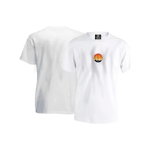 Sunset Travel Unisex T-shirt - Beyaz