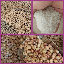 Barbunya 2 Kg Börülce 2 Kg Pirinç 2 Kg Net 6 Kg