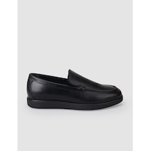 Cabani Teratas %100 Hakiki Deri Siyah Erkek Loafer