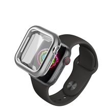 Microcase iOS Uyumlu Watch Seri 6 40 Mm Shine Serisi Kılıf - Gümüş (473993402)