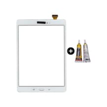 Samsung Galaxy Tab 9.6 Sm-t560 Uyumlu Hk Dokunmatik Beyaz + B7000
