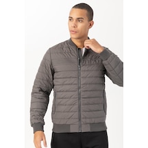 Maraton Sportswear Regular Erkek Hakim Yaka Takma Kol Outdoor Antrasit Mont 21741-antrasit Antrasit