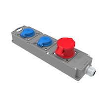Bemis Cee Tri Box Grup Priz 5/16a. 380v. 1 Ad. +1/16a. 220v.2 Ad.