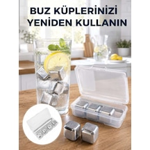 Çevre Dostu Metal Buz Küpü Ve Kullanışlı Klips Seti Yeni Nesil Belirtilmemiş