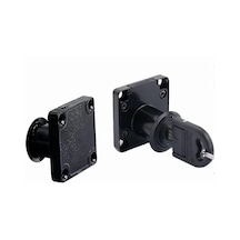 Mobilya İçin Yeni 2 Adet Çinko Alaşımlı Kam Kilidi Seti - Gümüş K