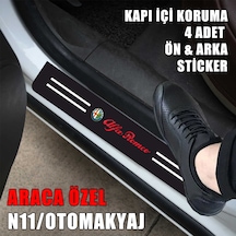Alfa Romeo 90 Kapı İç Koruma Ayaklık Sticker Markalı