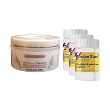 Three Brand 100 Ml Arnavut Aklık 1 Ad + Russıan Glare Tüy Dökücü Azaltıcı Merhem 50 Ml 3 Ad