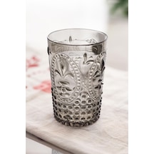 Akrilik Füme Tekli Kısa Bardak & Su Meşrubat Kahve Yanı Bardağı 400 Ml Cam Değildir
