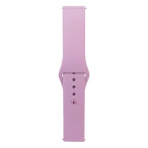 Butam Bilişim Galaxy Uyumlu Watch Active 2 40mm Band Serisi 20mm Klasik Kordon Silikon Strap Kayış-mor