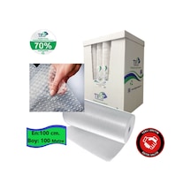 Balonlu Naylon Üç Katlı Eşya Koruma Ambalajı Pat Pat 100 CM x 100 M