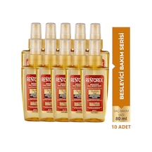 Besleyici Bakım Yağı 10x80 Ml - 7 Besleyici Yağ Göz Alıcı Parlaklık İpeksi Yumuşaklık