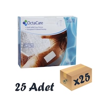 OctaCare Şeffaf Pedli Su Geçirmez Yara Örtüsü 9 CM x 10 CM 25 x 25'li