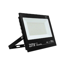 Zmr 200 Watt - 220 Volt Beyaz 6500k Ip66 150 Işık Açısı Siyah Slim Kasa Led Projektör