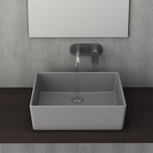 Bocchi Milano Çanak Lavabo 50 CM Mat Gri