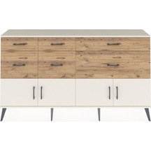 Arges Konsol Tek Raflı 6 Çekmeceli 4 Kapaklı 176x30x99 Aytaşı-aytaşı/çam Aytası/atlas Çam - Aytası
