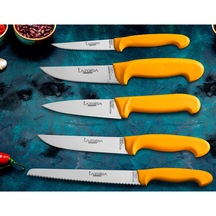 Lazbisa Mutfak Bıçak Seti Et Sebze Meyve Ekmek Bıçak Şef 5li