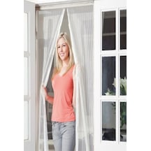 Mıknatıslı Sineklik Kapı 90 X 210 Cm Böcek Perdesi Balkon Kapısı Sinek Perdesi Metal