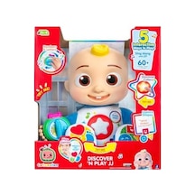 Cocomelon 'n Play Jj'yi Keşfedin - Şekilleri, Renkleri, Abc'leri, 123'leri Keşfedin, Hayranların En Sevdiği 5 Şarkı Ve 50'den Fazla İfade Dinleyin - Çocuklar Ve Okul Öncesi Çocuklar İçin Peluş 10" Jj Açık Bej
