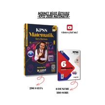 2026 Kpss Atölye Genel Yetenek Matematik Video Çözümlü Soru Bankası Mehmet Bilge +180 Soru Deneme