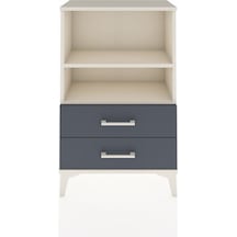Arges Komodin 2 Raflı 2 Çekmeceli 60x30x96 Aytaşı-antrasit Aytaşı