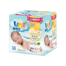 Uni Baby Yenidoğan Islak Pamuk Mendil Fırsat Paketi 14 X 40Lı