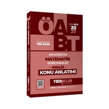 Yediiklim 2027 Meb Ags Öabt Ortaöğretim Matematik Öğretmenliği Analiz Konu Anlatımı-169728