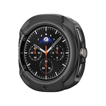 Galaxy Watch 8 Classic 46mm İle Uyumlu Kılıf Liquid Air Matte Black - Acs09841 Çok Renkli
