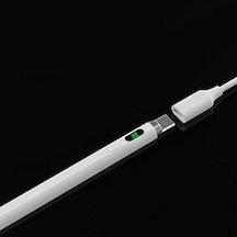Palm-Rejection Eğim Özellikli Çizim Kalemi Wiwu Pencil C Pro Dijital Led Göstergeli Dokunmatik Kalem