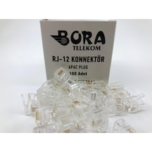 Rj-12 6P6C Soket (1 Kutu 100 Adet) ( Ürün Adınıza Faturalı )