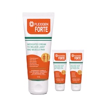 Flexigen Forte Paincream 3 Adet Karakafes Kökü Zencefil At Kestanesi Ve Kapsaisinli Vücut Masajkremi 75ml Tüp
