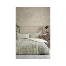Lilabio Özdilek Chic Paisley Tek Kişilik Soft Life Saten Nevresim Takımı Gri