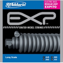 D'addario Exp170 Coated Nickel Wound Bass. Light. 45-100. Long Sc