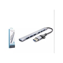 Hadron Hdx7857 Usb + Type-c Hub 7ın1 1-usb3.0 6-usb2.0 Gri