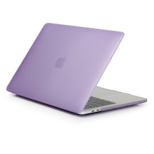 Arabulalaca Macbook Pro 13" A1706 A1708 Mat Doku Kılıf Mor