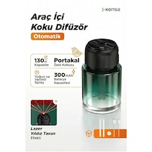 Yıldızlı Gökyüzü Cam Akıllı Araç Aroma Difüzörü Usb Powered Sessiz Aromatik Hava Ferahlatıcı 2 Adet