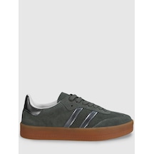 Lufian 112230234 Davıd Sneaker Erkek Deri Ayakkabı Yeşil