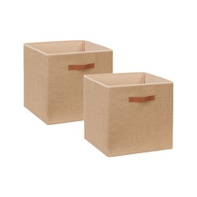 2'li Jüt Kutu Set 33x30x33 Cm Diğer