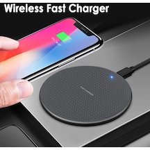 10w Qi Kablosuz Şarj Cihazı İphone Uyumlu 11 12 X Xr Xs Max 8 Hızlı Kablosuz Şarj Samsung Xiaomi Huawei Telefonu İçin Qi Şarj Cihazı Kablosuz