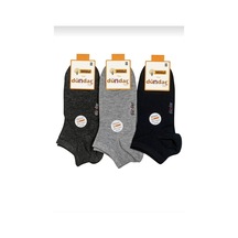 Dündar Çorap 4506 Unisex Modal Plus Patik Karışık Renkli Çorap 12 Adet