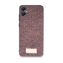 Onegif Samsung Galaxy A05 Uyumlu Bright Simli Kapak - Derin Mor