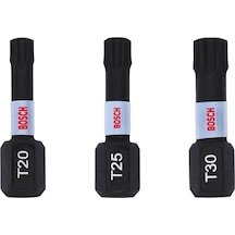 Bosch Impactc Torx Bits Ucu T20/25/30x25 Mm 3'lü 2608522479
