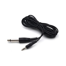 Pm-15917 Siyah 6.3 Mm Gitar To 3.5 Mm Stereo Ara Kablo 1.4 Metre