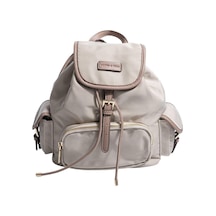 Silver Polo Sp1207 Kadın Sırt Çantası Saten Bej-kum