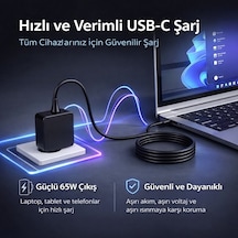 Notebook Adaptör Type-c - Acer Chromebook Tab 10 Ctb10 Muadili İle Uyumlu