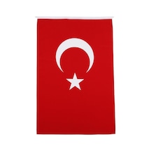 Lona Sanat Türk Bayrağı 50x75 Cm Raşel Kumaş Diğer