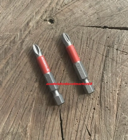 Vandor Kaydırmaz Vida Sıkma Ucu Ph2 Pz2 50mm Yıldız Bits Uç Cobalt Çelik Germany Matkap Ucu