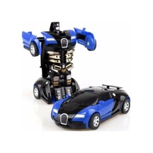 Mavi Robota Dönüşebilen Oyuncak Bugatti Araba Mavi Robot Bugatti Araba Diğer
