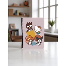 Keskin Color Hello Kitty And Friends 16x22,5 Cm A5 Spiralli Defter 80 Yaprak - Friends